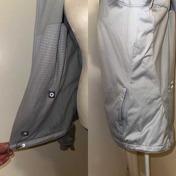 Bundle of 2 Women’s Jackets, Nike & Adidas, Gray, Size Medium - Picture 4 of 12
